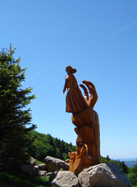 Plancher les Mines statue à la Planche des Belles Filles